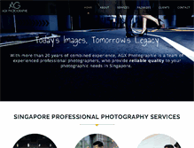 Tablet Screenshot of agxphotographie.com
